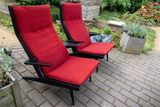 2x Gelderland Oberman Vintage Fauteuil