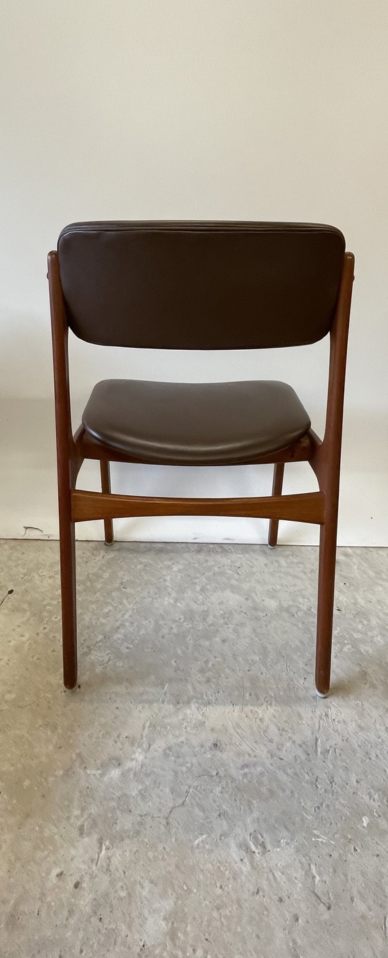 Image 1 of 4x Erik Buch model 49 stoelen