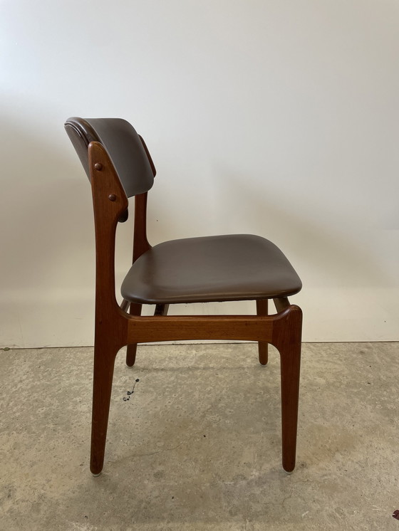 Image 1 of 4x Erik Buch model 49 stoelen