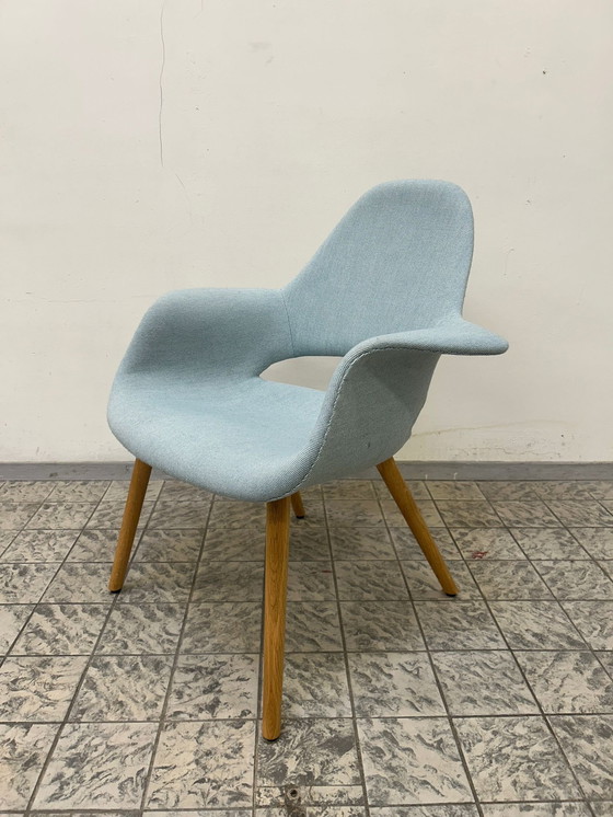 Image 1 of Vitra | Eames & Saarinen | Organic Chair | Lichtblauw