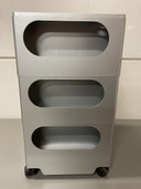 Joe Colombo Boby storage trolley zilver grijs