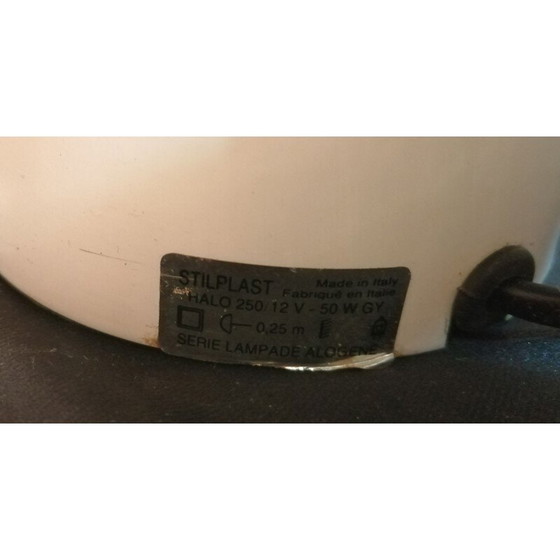 Image 1 of Vintage bureaulamp met stilplast pendel, Italië 1970