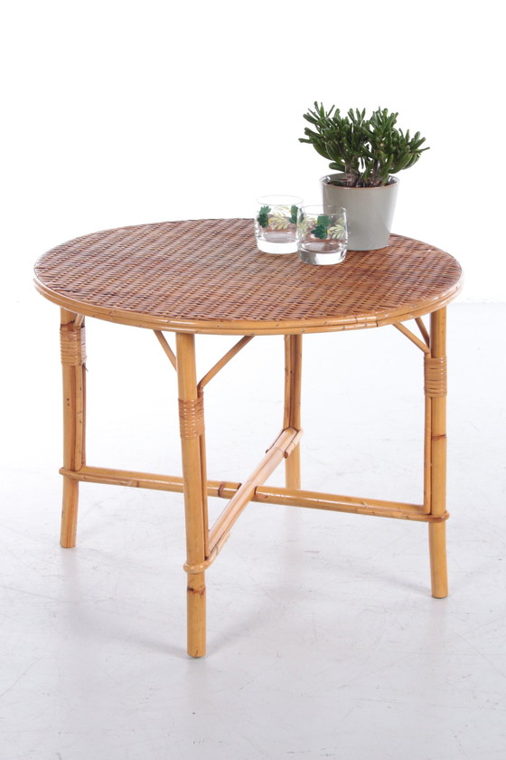 Image 1 of Vintage Ronde Tafel Bohemian Stijl