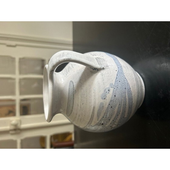 Image 1 of Vintage blauwe keramische kruik, West-Duitsland 1970