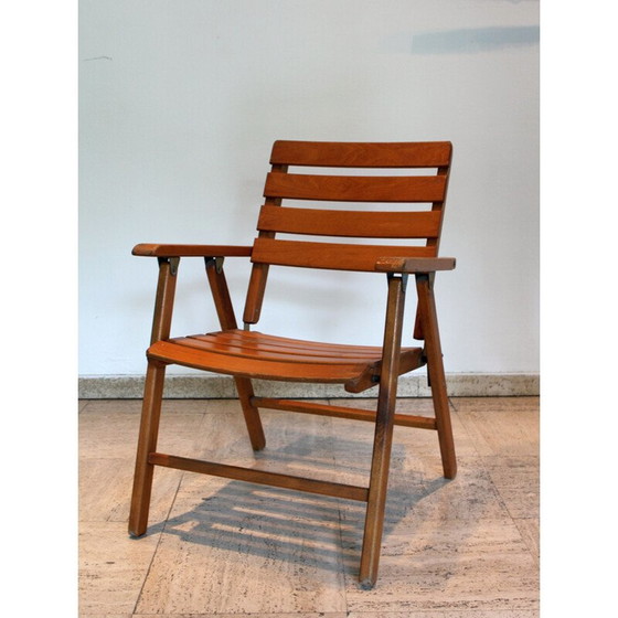 Image 1 of Vintage houten klapstoel, 1970