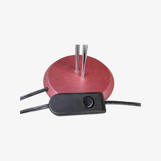 Image 1 of Rode Vintage Metalen Lamp