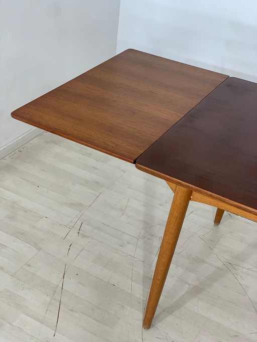 Deense teak eettafel eettafel vintage