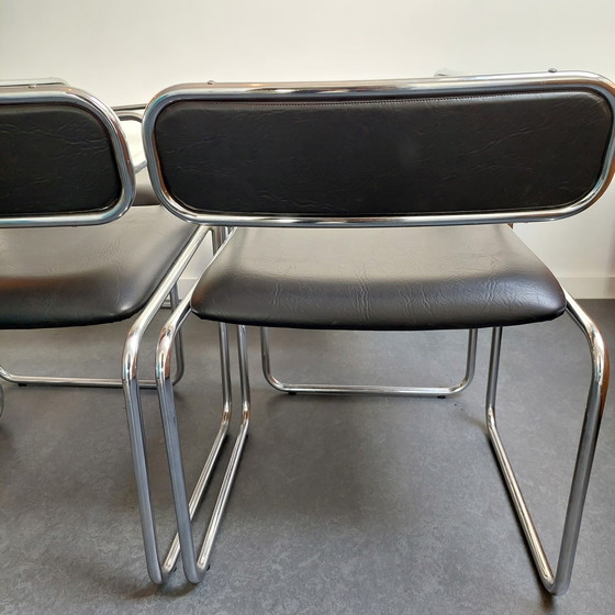 Image 1 of 4x Sigma bauhaus mid century chair