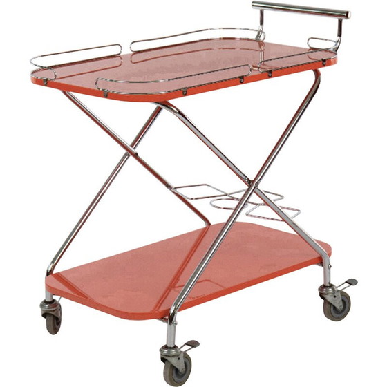 Image 1 of Mid Century bar trolley