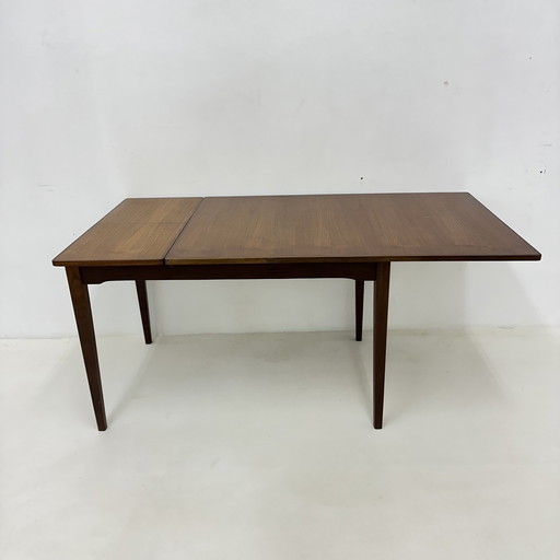 Topform uitschuifbare eettafel teakhout , 1960S