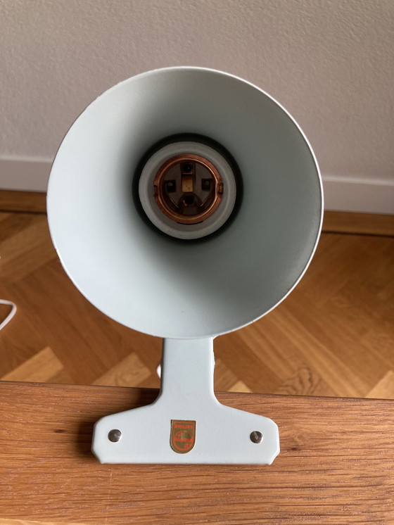 Image 1 of 2x Vintage Philips klemlamp