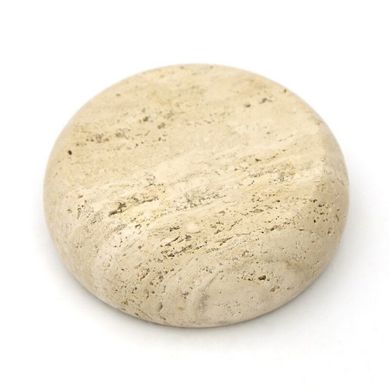 Image 1 of Vintage travertijnen schaal, 1970