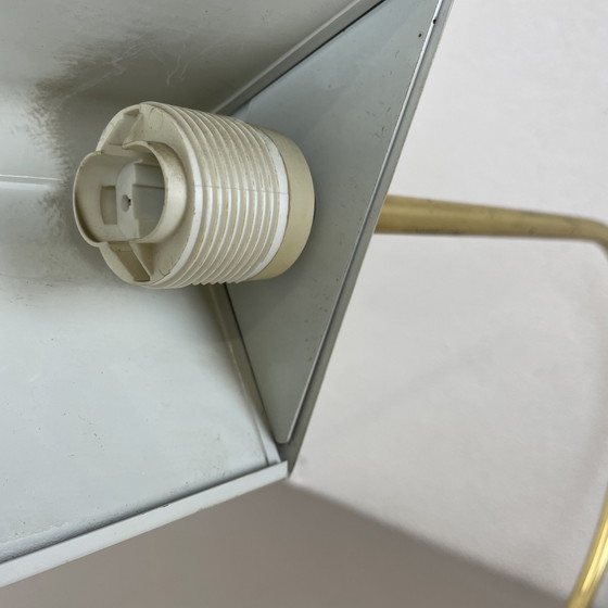 Image 1 of Zeldzame Xxl Space Age messing metalen Koch en Lowy stijl tafellamp, Duitsland 1970S