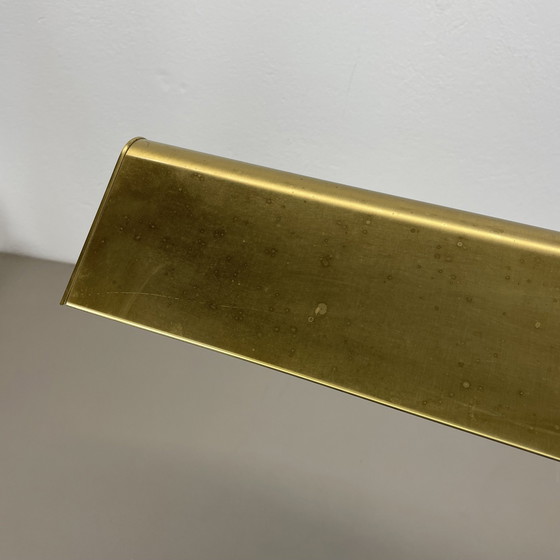 Image 1 of Zeldzame Xxl Space Age messing metalen Koch en Lowy stijl tafellamp, Duitsland 1970S