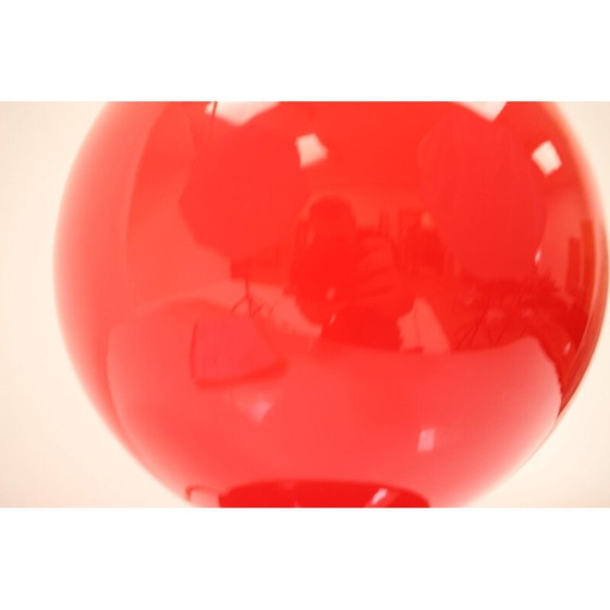 Image 1 of Vintage volledig glazen tafellamp van Osvetlovací Sklo Valasske mezirící, Tsjecho-Slowakije 1970