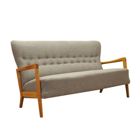 Image 1 of Vintage beuken bank van Soren Hansen voor Fritz Hansen, jaren 1960