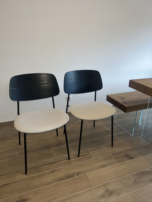 2x Nadja Eetkamerstoelen