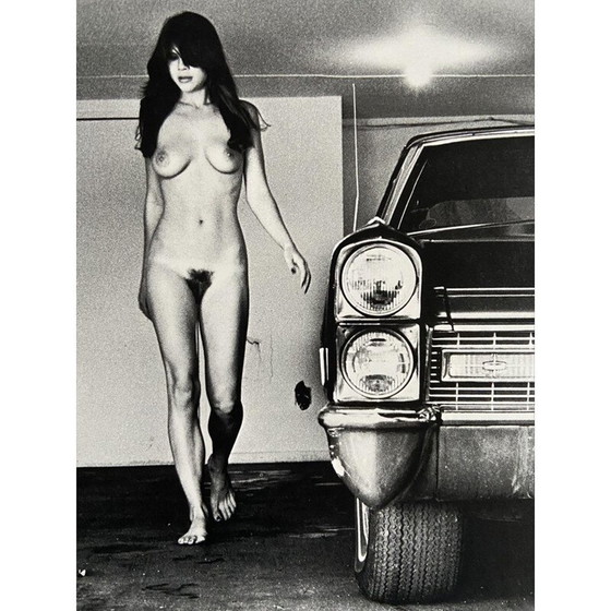 Image 1 of Vintage litho "Hollywood, 1976" door Helmut Newton, 1989