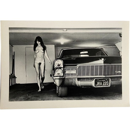 Vintage litho "Hollywood, 1976" door Helmut Newton, 1989