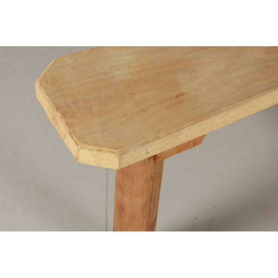 Image 1 of Vintage eikenhouten werkbank, 1980