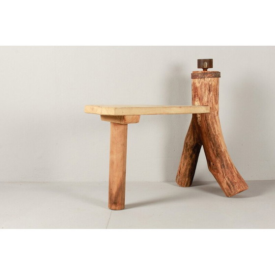 Image 1 of Vintage eikenhouten werkbank, 1980