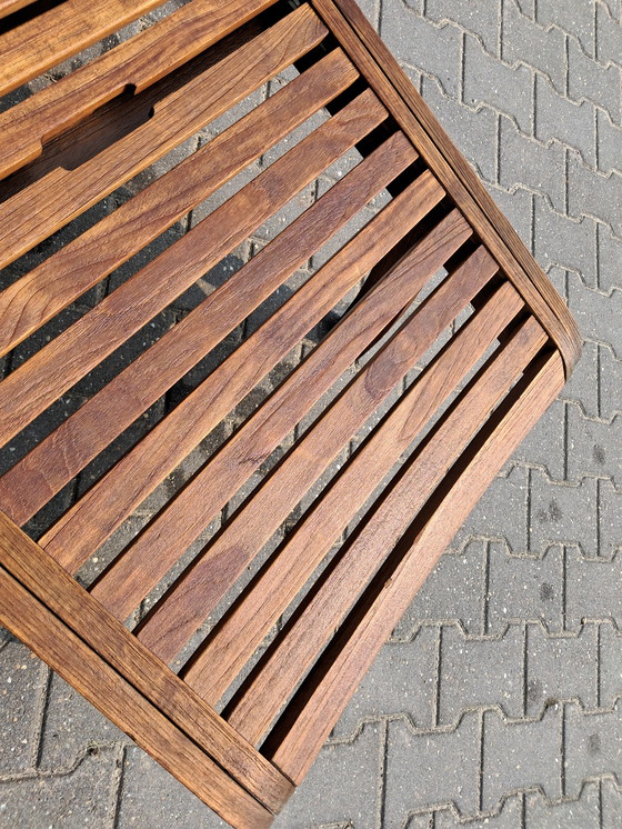 Image 1 of Hartman Prestige Teak Ligbed Met Hartman Kussen Havana Blue