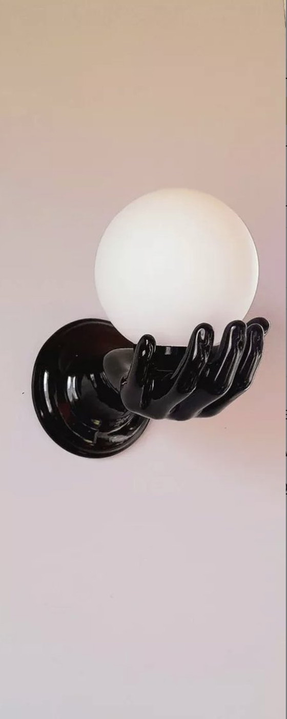 Image 1 of Italiaanse wandlamp van keramiek, 1980