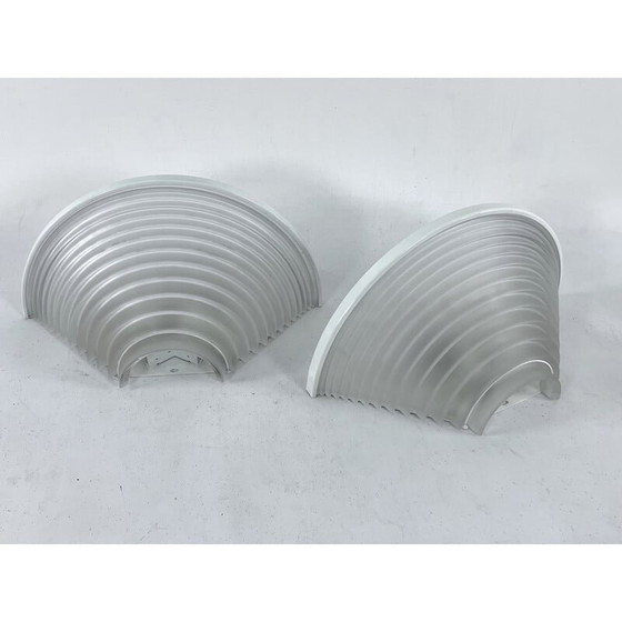 Image 1 of Paar vintage Egisto 38 wandlampen door Angelo Mangiarotti voor Artemide, Italië 1980