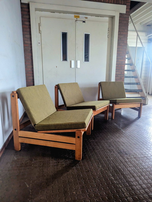 KP Mobler Aksel Dahl 1-2-3 Zit Sofa Groep, Denemarken, 1970s