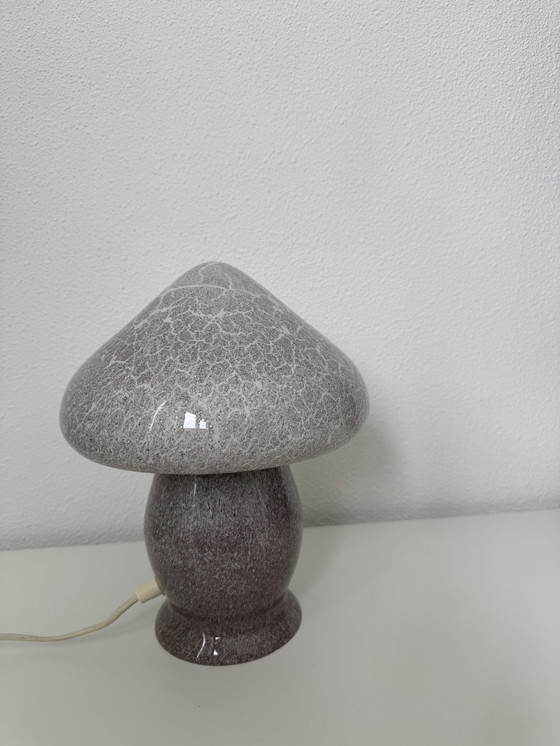 Image 1 of Vintage mushroom lamp Glashütte Limburg