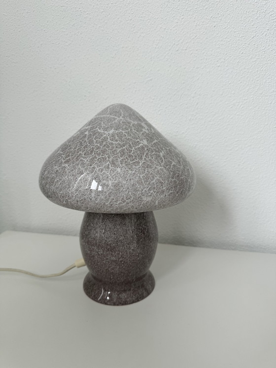 Image 1 of Vintage mushroom lamp Glashütte Limburg