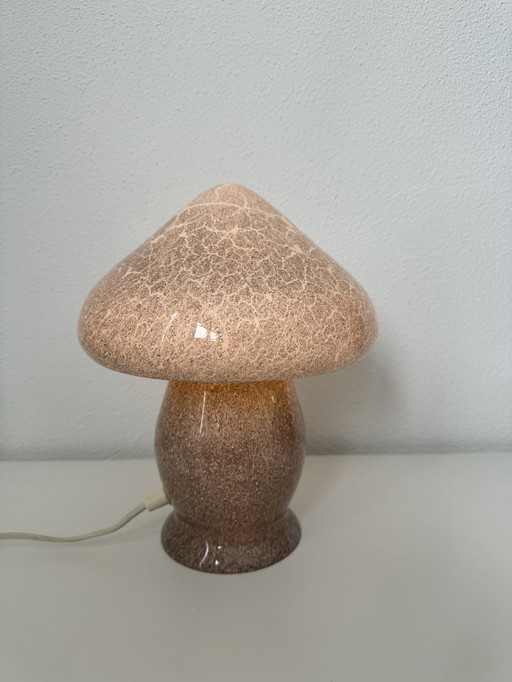 Vintage mushroom lamp Glashütte Limburg