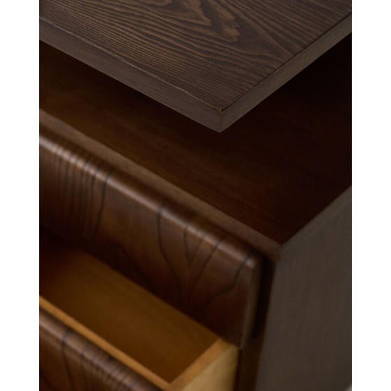 Image 1 of Vintage eikenhouten bureau door Bohumil Landsman, Tsjecho-Slowakije 1970