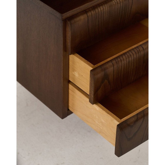 Image 1 of Vintage eikenhouten bureau door Bohumil Landsman, Tsjecho-Slowakije 1970