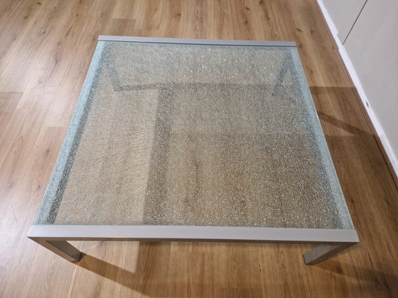 Image 1 of Bony Design - Salontafel - Gebroken Glas - Zilver - Design