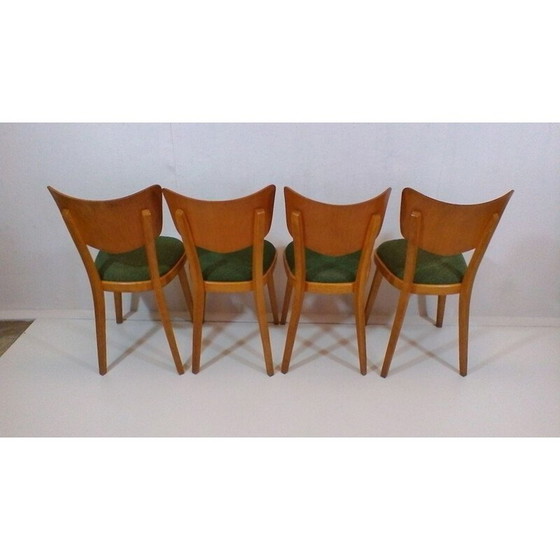 Image 1 of Set van 4 vintage Tsjechische stoelen van Ton
