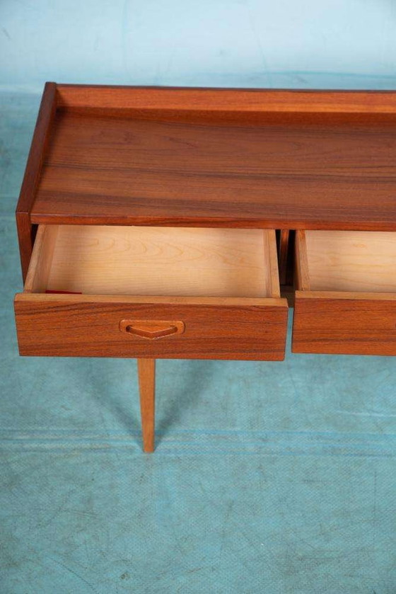 Image 1 of Vintage gerenoveerde sideboard teakhout, midmod 60s chest