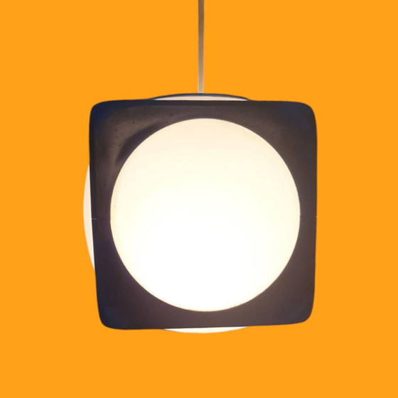 Image 1 of Hoyrup Design Kubus Lamp – Van Jørn Utzon | Deens Design Uit De Jaren ’60