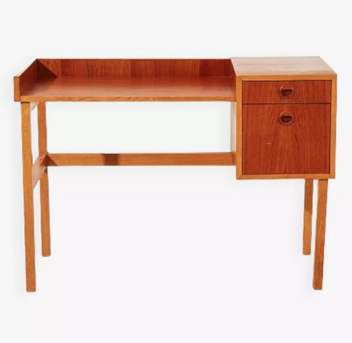 Teakhouten kaptafel / bureau 60