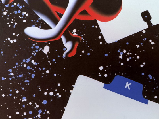 Image 1 of Mark Kostabi: Lithografie. Hand Gesigneerd. 83/100 Genummerd.