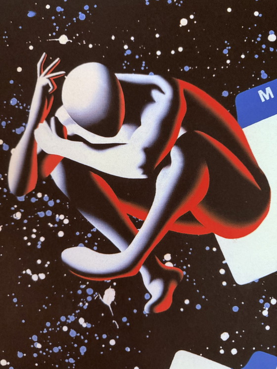 Image 1 of Mark Kostabi: Lithografie. Hand Gesigneerd. 83/100 Genummerd.