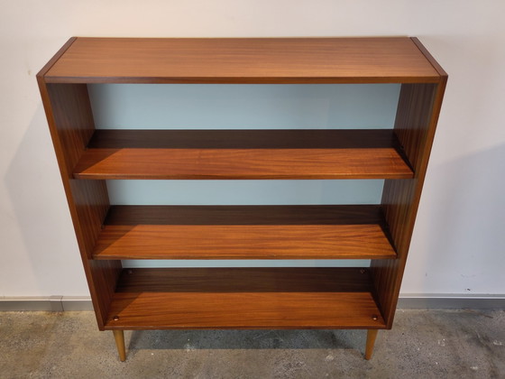 Image 1 of Vintage Boekenkastje Teak Hout 