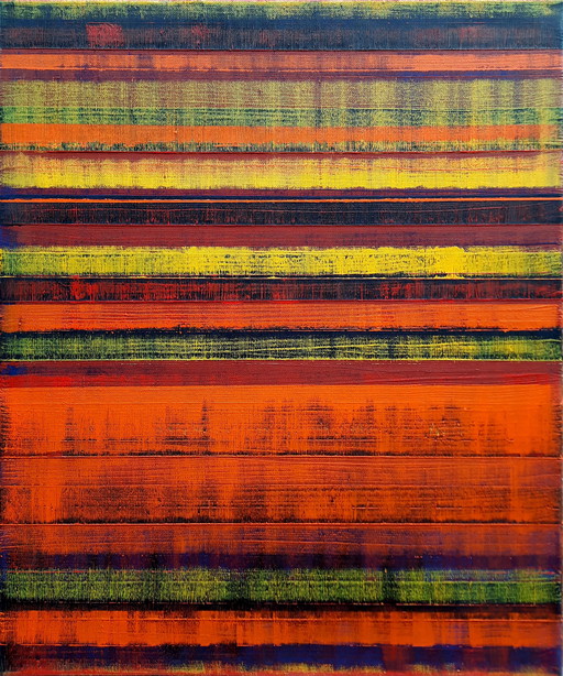 Kees te Kolsté - Ngöndro - abstract acryl op doek