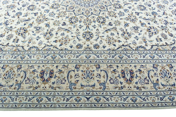 Image 1 of Handgeknoopt Keshan oosters tapijt van kurk - 403 X 289 cm