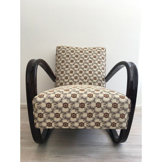 Image 1 of Paar vintage fauteuils H269 van Jindřich Halabala voor UP Závody, 1930
