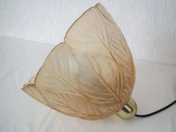 Image 1 of Plafond Hanglamp, Mid Century Modern, Art Deco, Hollywood Regency, Gatsby, Belle Epoque, Murano glas, Messing, Luxe vintage