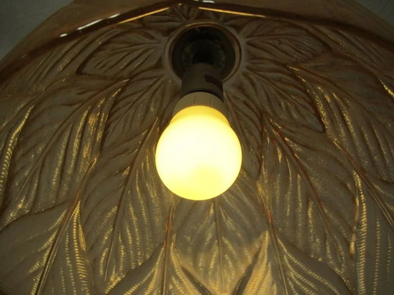 Image 1 of Plafond Hanglamp, Mid Century Modern, Art Deco, Hollywood Regency, Gatsby, Belle Epoque, Murano glas, Messing, Luxe vintage