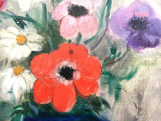 Image 1 of Juliette Cambier (1879-1963) - Boeket wilde bloemen