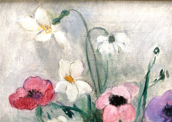 Image 1 of Juliette Cambier (1879-1963) - Boeket wilde bloemen