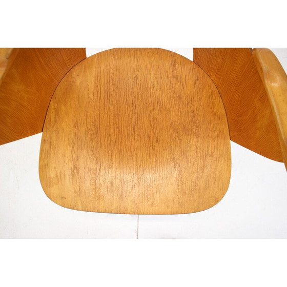 Image 1 of Vintage beukenhouten fauteuil van Oswald Haerdtl, Tsjecho-Slowakije 1959